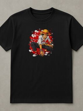 "Urban Stitch Tees" Unisex T-shirt Black Color Embroid Design